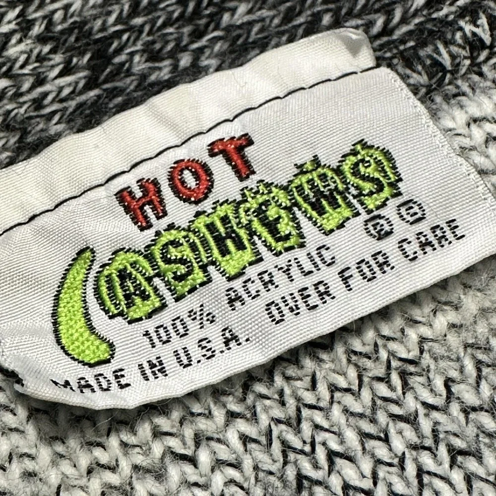 Hot Cashews Vintage Southwestern Geometric Cardigan Gray L XL USA